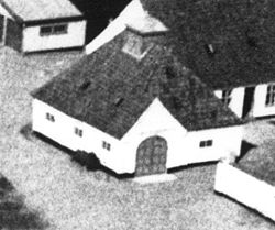 Det oprindelige sprøjtehus lå i selve Tikøb Landsby, men i 1931 blev denne brandstation bygget i tilknytning til kommunekontoret på Gurrevej