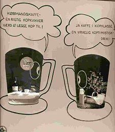 En af Karl Kristians mange fantasifulde vinduesudstillinger. Denne allerede fra 1960