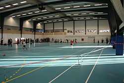 Glimt fra indvielsen af Sydkysthallen i februar 2007. Foto: Kjeld Damgaard