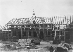 Rejsegilde på den nye Nyrup Skole, 1933