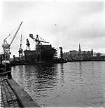 Helsingør Værft 13/11 1962. Foto: Jørgen Rubæk Hansen
