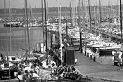 Forberedelser til Sjælland Rundt. Foto: Anne-Sofie Rubæk 16/6 1975