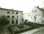 Fabriksbygningen fotograferet engang i 1930'erne