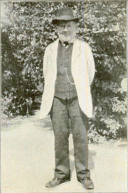 Smedemester i Mørdrup, Ferdinand Svedstrup, fotograferet i 1913