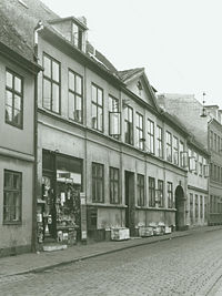 Kongensgade 12 med Kiosken Kronborg 1940