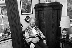 Dora Svendsen. Foto: Anne-Sofie Rubæk ca. oktober 1974