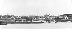 Hornbæk Havn mod Øresundsvej før 1904