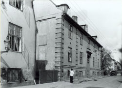 Øresundshospitalet 1921. Bygningen til venstre i billedet - den man ser hjørnet af - var byens fattiggård indtil 1925