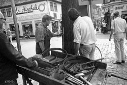 Axeltorv 11/7 1975. Foto Anne Sofie Rubæk