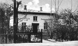 Ourøhus fotograferet efter at det var ændret til Espergærde Afholdshotel, foto ca 1930