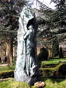 Rudolph Tegners monument over hans mor Signe Tegner