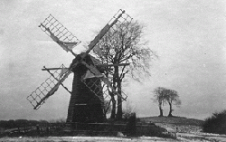 Borupgaards Mølle ved Stolbjerg fotograferet 1901