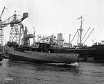 Stabelafløbning 23/9 1965. Foto: Jørgen Rubæk Hansen