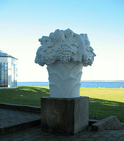 Frugtvase ved Hotel Marienlyst