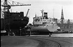 Dagmar Skou og Ariel. To nye skibe på værftet 15/12 1970. Foto: Jørgen Rubæk Hansen