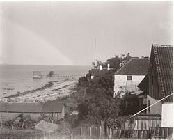 Fotografiet fra taget i 1880erne af Carl Curman))