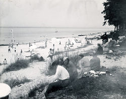 Stranden ved Julebæk.