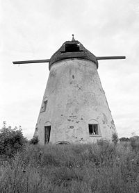 Nordkov Mølle 5/8 1976. Foto:Anne-Sofie Rubæk