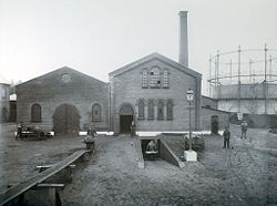 Helsingør Gasværk ca. 1918