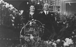 Anna og Williams sølvbryllup i 1944.