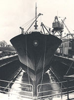 Skib i tørdok ca. 1960