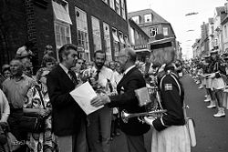 Helsingør Pigegarde 29/8 1975. Foto: Anne-Sofie Rubæk