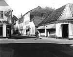 Kongensgade omkr. 1960. Ejendommene til højre er revet ned