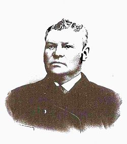 Slagtermester Niels Peter Poulsen ca. 1880
