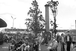 Havnepladsen 2/8 1974. Foto: Anne-Sofie Rubæk