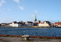 Havn og havnefront fotograferet fra nordre mole 2008