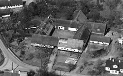 Krogagergaard fotograferet i 1937 - kun to år før hele ejendommen brændte ned