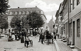 Sudergade ved Axeltorv i begyndelsen af 1900-tallet